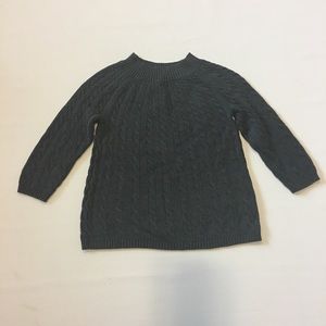 Talbots XS gray pullover